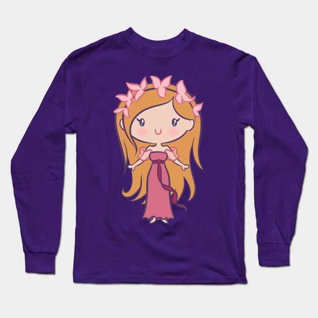 Giselle CutiE Long Sleeve T-Shirt by Ellador